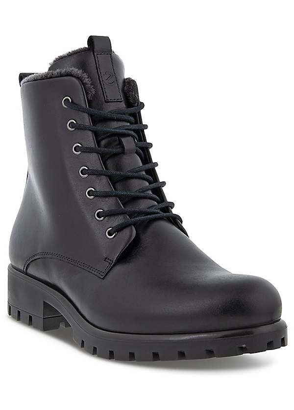 Ecco wool shop lined boots