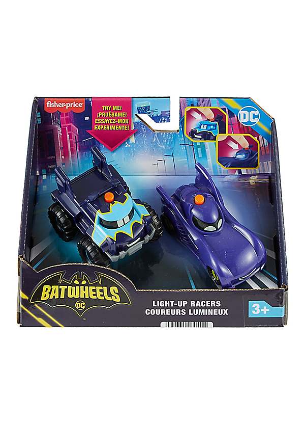Fisher-Price Batwheels Light-Up Racers (Batmobile Bat-Truck