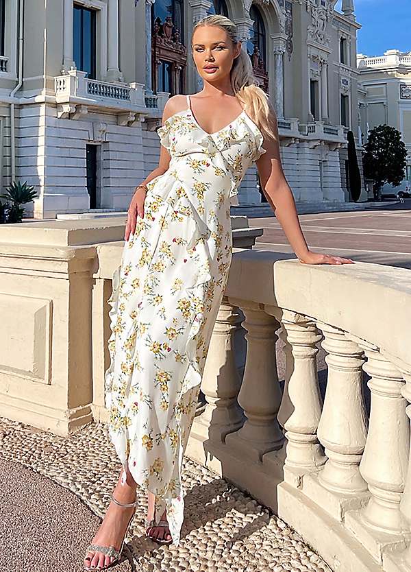 alc stella satin and lace midi dress Lucia Satin and Lace Midi Dress