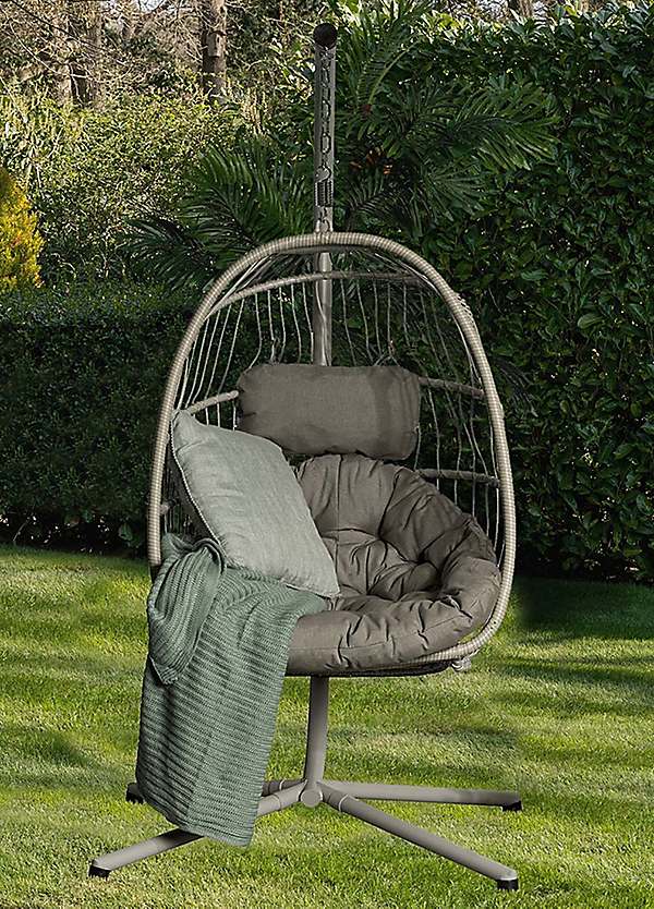 Folding egg chair discount