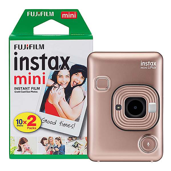 Fujifilm Instax Pal Digital Camera & Case (Powder Pink)
