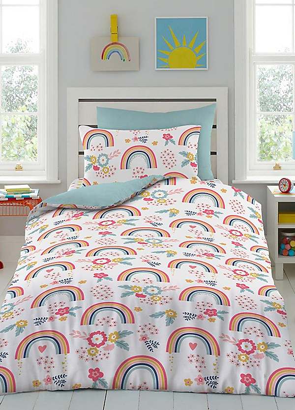 Gaveno Cavailia Kids Rainbow Girls Single Duvet Cover Set Freemans