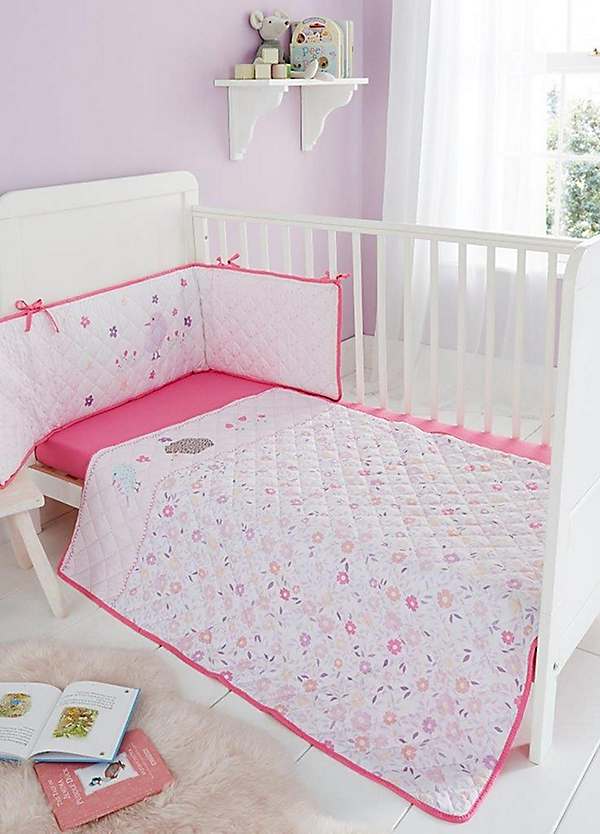 Gaveno Cavailia Woodland Wishes Cot Bumper Set with Cover Fitted Sheet