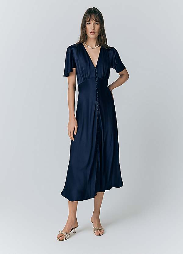 knee length dresses for ladies Alexia Admor Women's Auden Sheath Midi Dress - Green main image 1