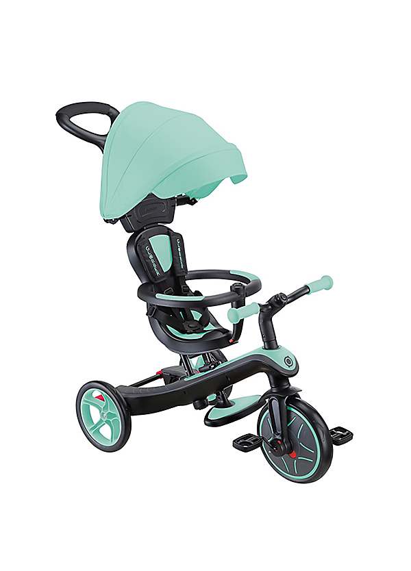 Globber Explorer Trike 4-In-1 - Mint | Freemans