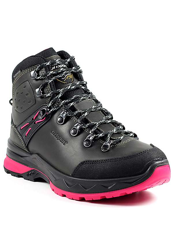 Grisport Ladies Chiltern Dark Grey Hiker Boots Freemans