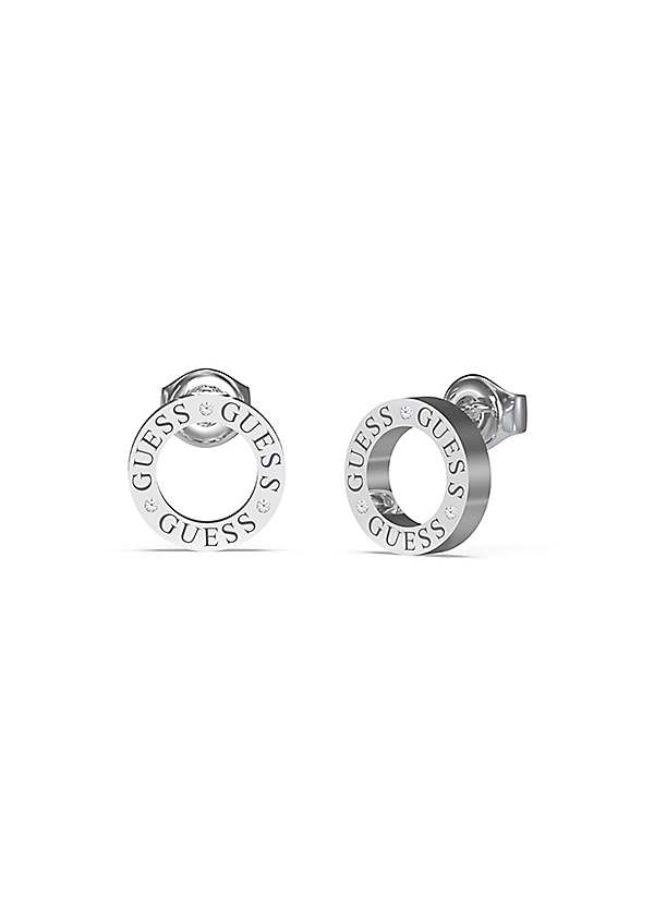 Steel light plated Mother of Pearl circle studs. Steel light plated Mother of Pearl circle studs.