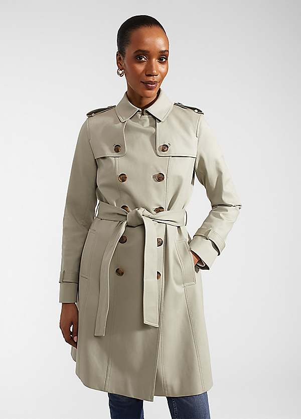 Hobbs saskia trench mocha hotsell