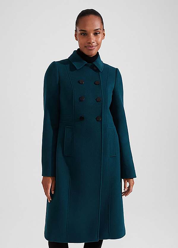 Feminine clearance wool coat