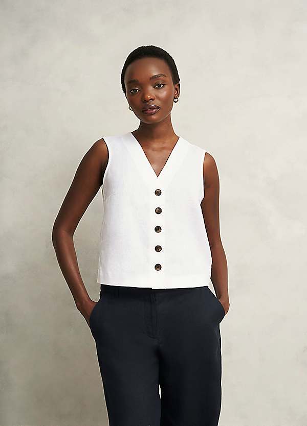 HOBBS Kaylee Linen Top | Freemans