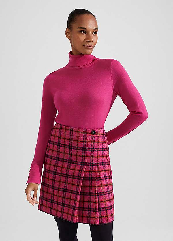 Hobbs 2025 gingham skirt