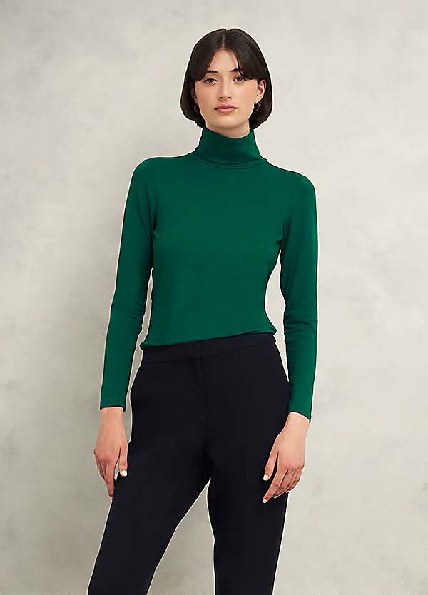 HOBBS Mischa Roll Neck Top Freemans
