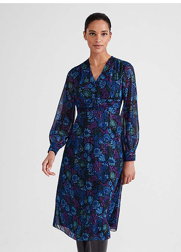 Adonia Abstract Jacquard Dress