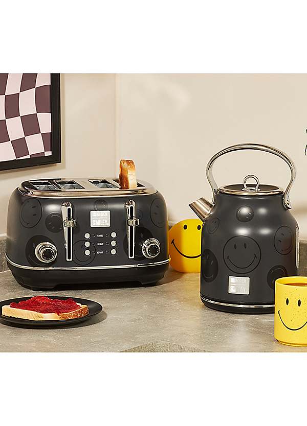 Haden Limited Edition Smiley Kettle Slice Toaster Twin