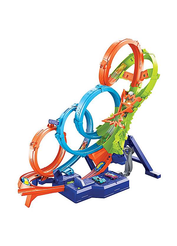 Hot Wheels Action Endless Loop Boosted Set Freemans