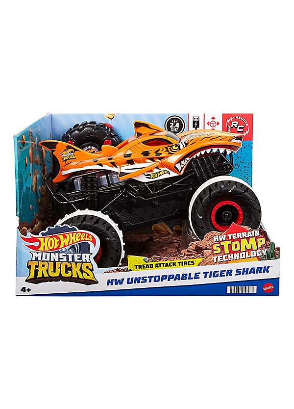 Monster truck hot wheels shark online