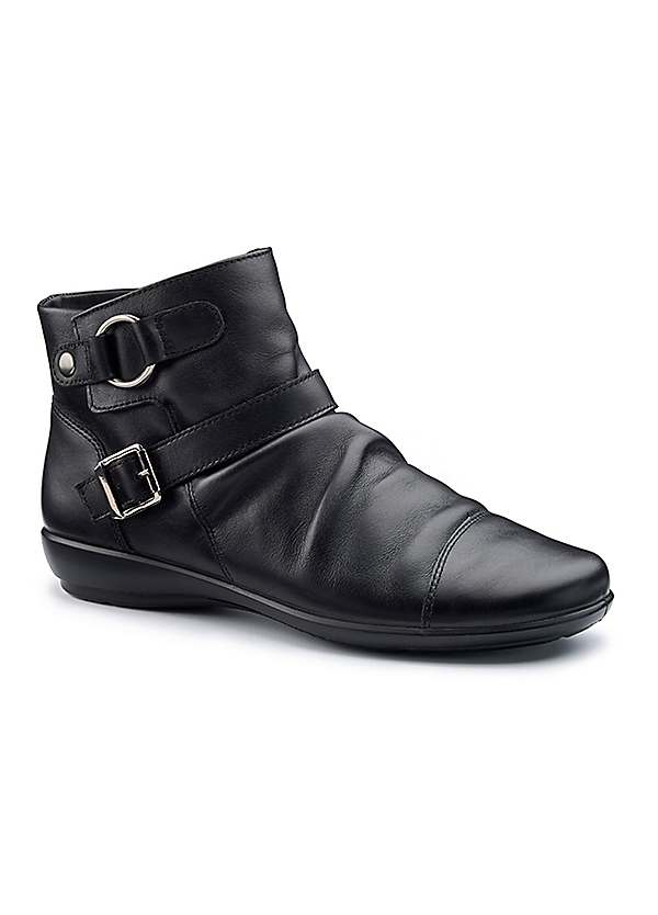hotter black pixie boots
