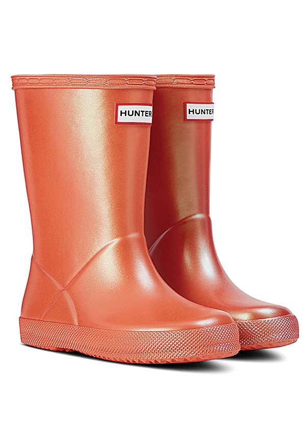 Red kids hunter on sale wellies