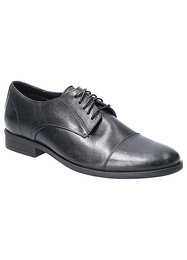 Hush puppies black hot sale shoes price