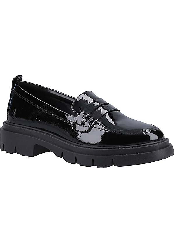 Hush Puppies Black Reece Loafers Freemans