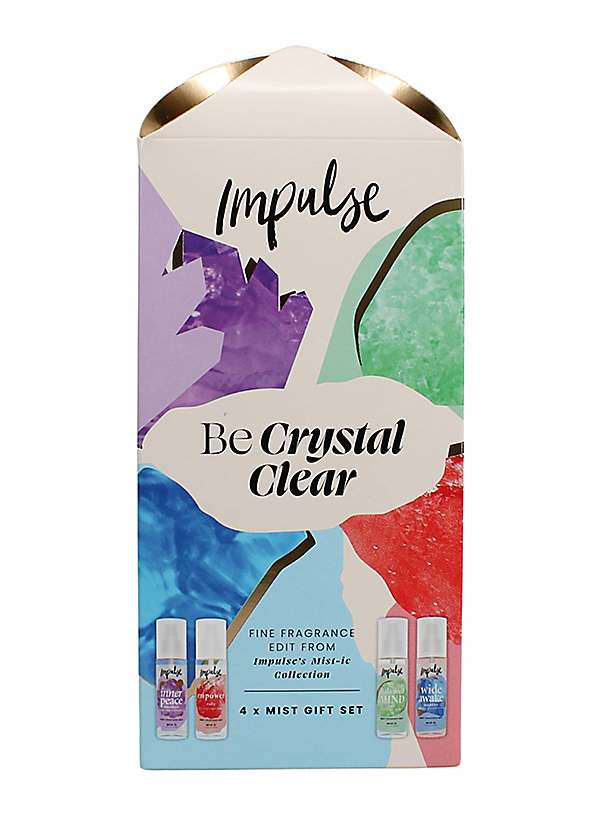 Impulse Be Crystal Clear Body Mist Gift Set 4x150ml Freemans