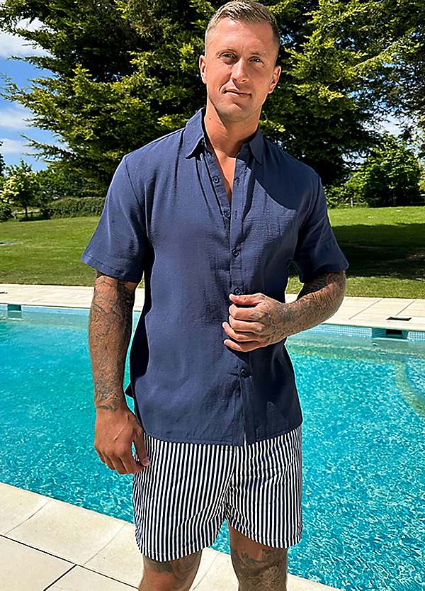 mens beach swim shirt