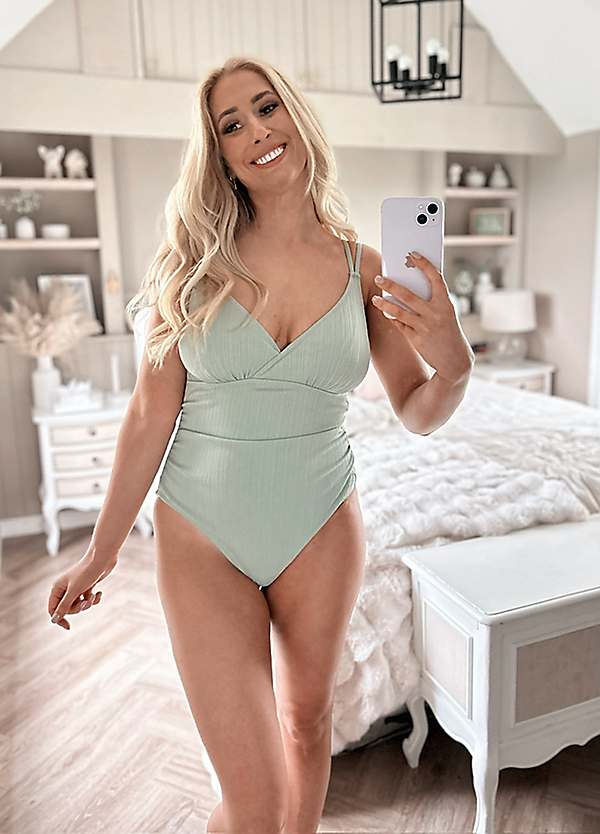 In The Style x Stacey Solomon Sage Control V-Neck Strap