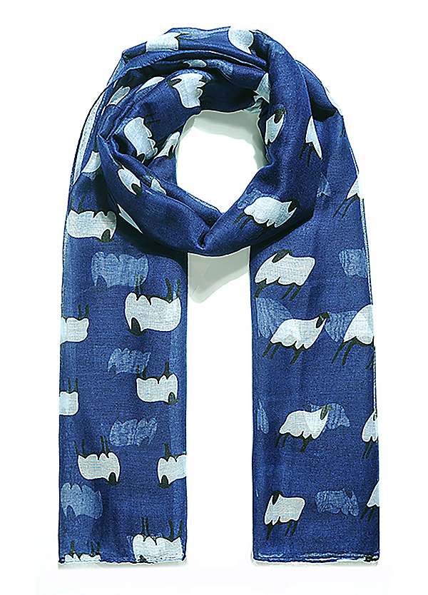 Navy blue summer clearance scarf