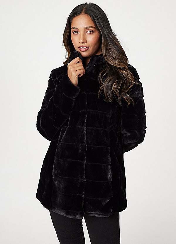 Lightweight faux clearance fur coat