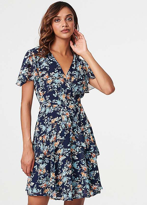 Izabel hot sale wrap dress