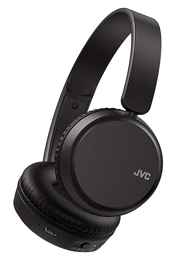 JVC Deep Bass Bluetooth On Ear Headphones Black Freemans