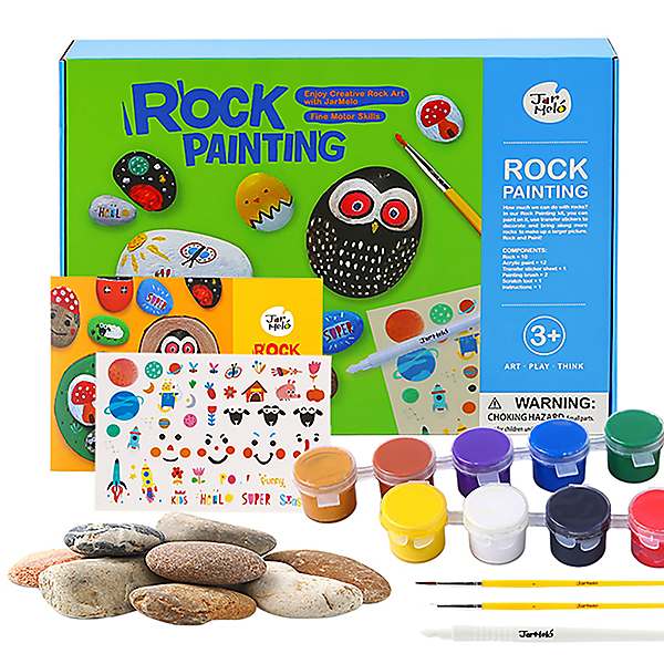 Jar Melo Rock Painting Art Set Freemans