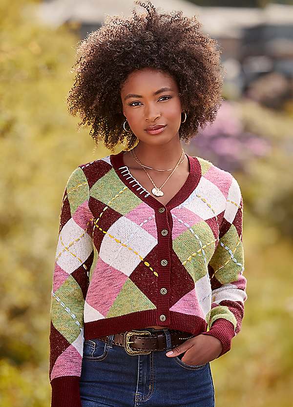 Joe Browns Classic Argyle Pattern Cardigan | Freemans