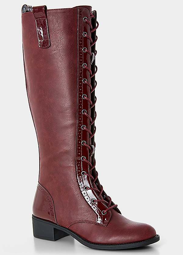 Joe Browns Long Lace Up Riding Boots