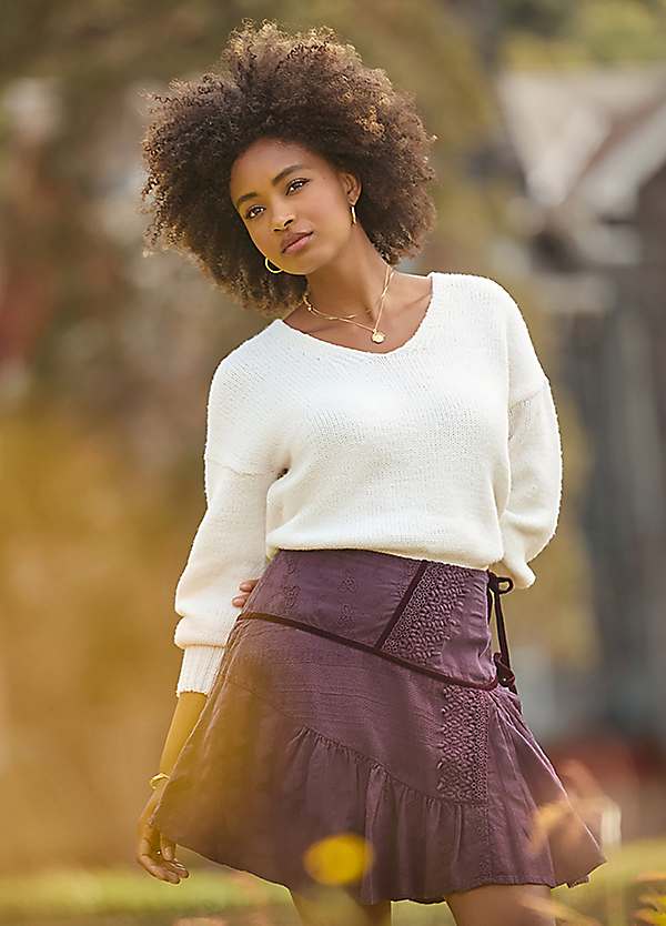 Joe Browns Mixed Fabric Mini Skirt | Freemans