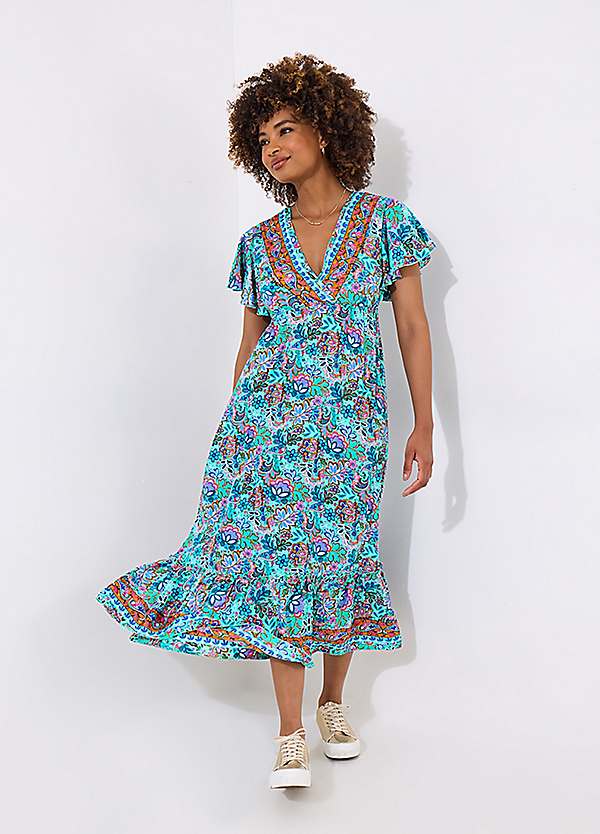 Joe Browns Petite Boho Border Print Maxi Dress | Freemans