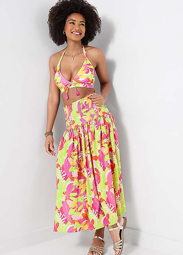 joe browns palm print dress Perfect Palms Maxi Dress