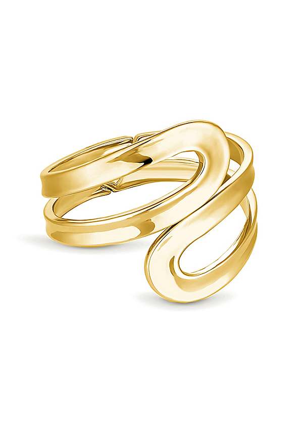 Jon Richard Gold Plated Open Bangle Bracelet Freemans