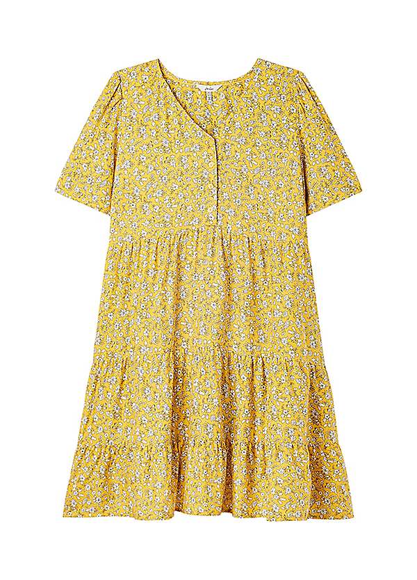 Joules yellow dress sale