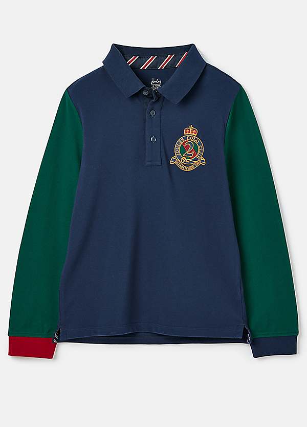 Joules Henry Kids Long Sleeve Polo Shirt Freemans