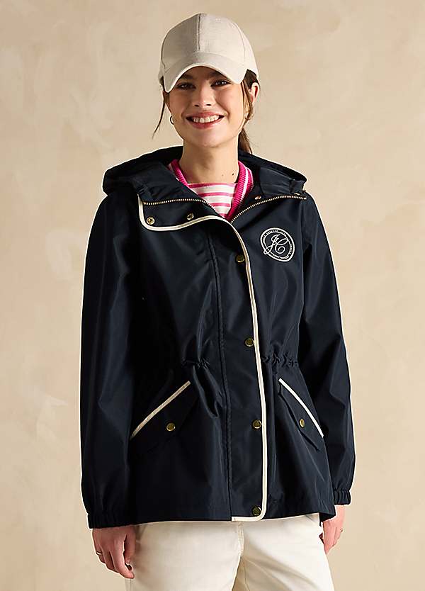 Joules Holt Packable Waterproof Raincoat with Hood Freemans