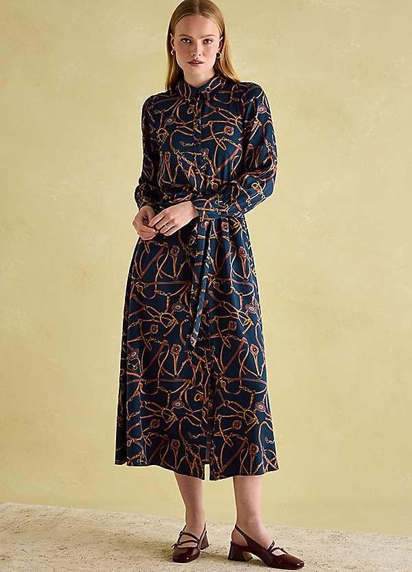 penelope jersey dress Joules Bridle Print Satin Shirt Hale bob