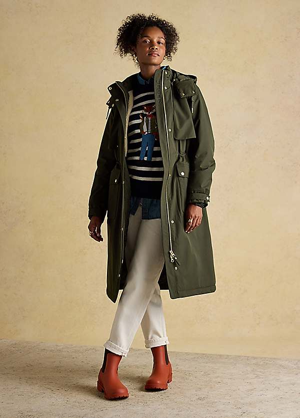 Joules Warmwell Waterproof Fleece Lined Raincoat