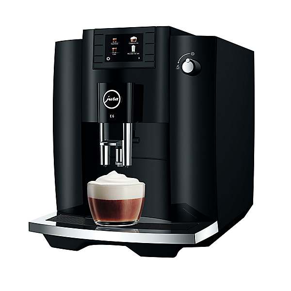 Jura E6 15511 Wi-Fi Connected Bean to Cup Coffee Machine - Piano Black