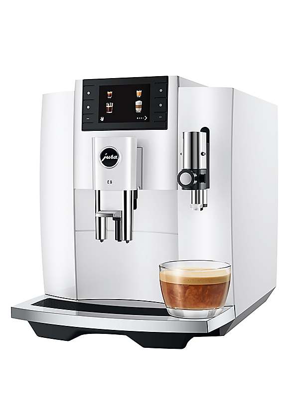 Jura E8 Coffee Machine 15662 - Piano White | Freemans