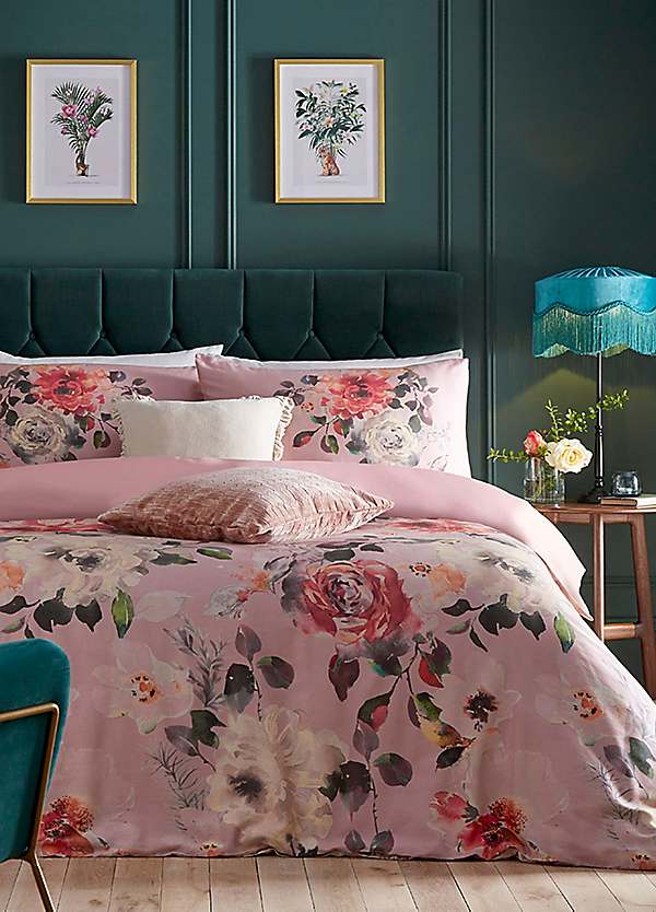 Cotton Floral Duvet Cover Set