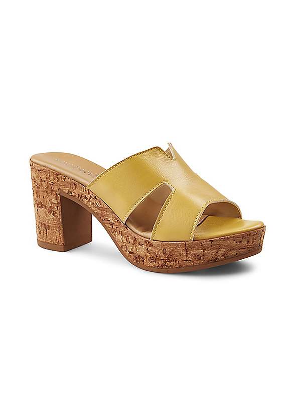 Cork 2025 heel mules