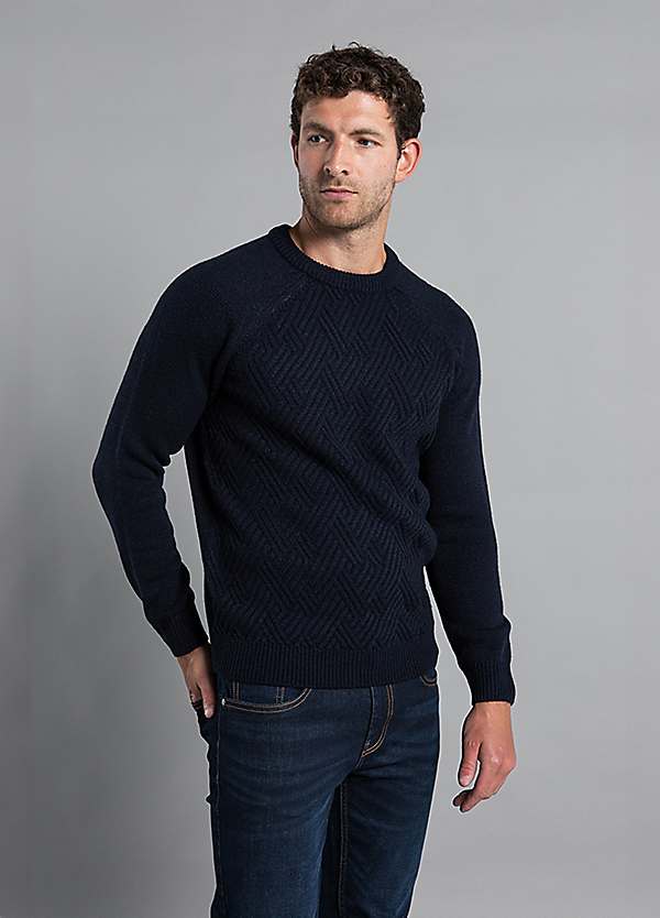 Kensington Eastside Crew Neck Knitted Jumper with Wool | Freemans