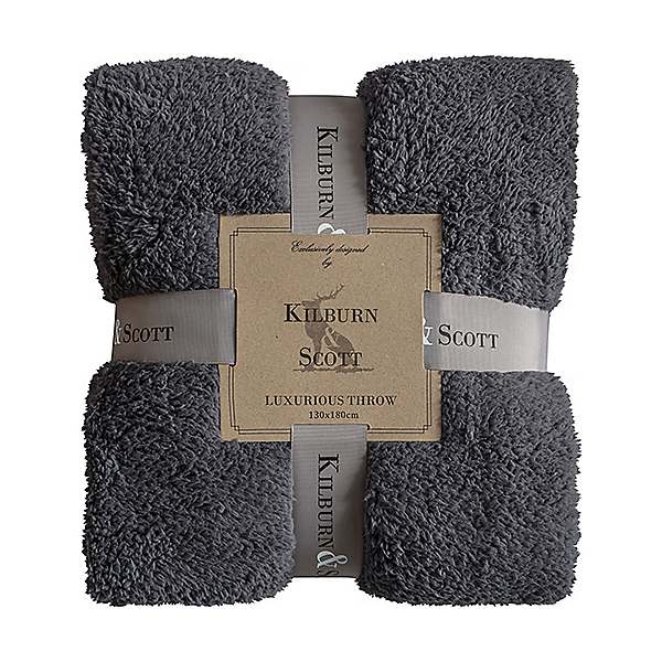 Kilburn and scott faux fur outlet throw