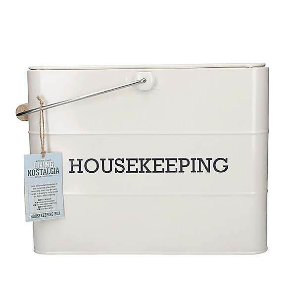 KitchenCraft Living Nostalgia Cleaning Caddy & Housekeeping Box, Freemans